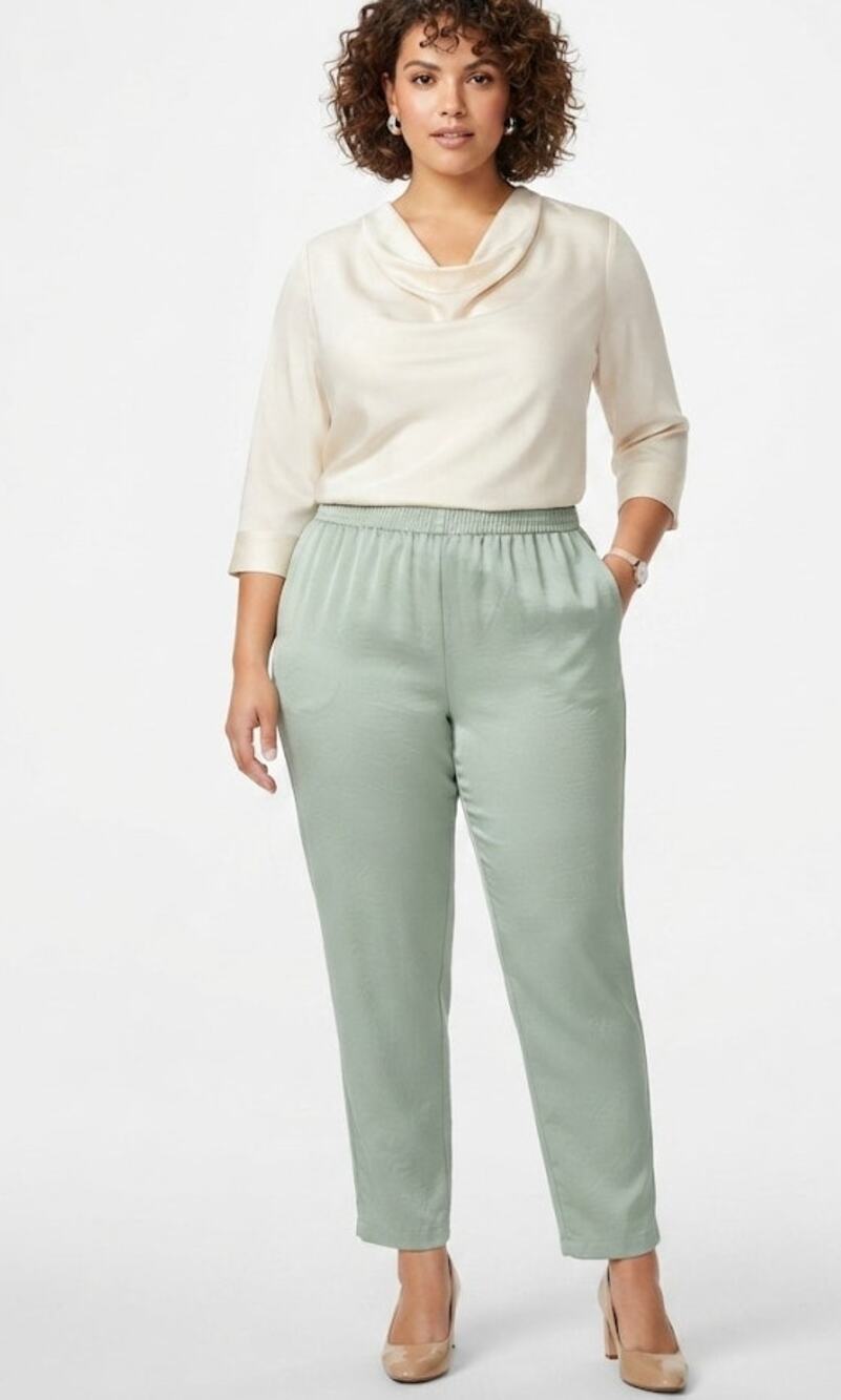 Alfred Dunner Silky Dress Pants Business Professional Office Plus Size 3X